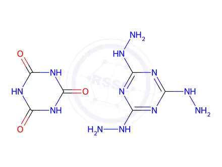 Chemical structure of 1,3,5-triazine-2,4,6(1H,3H,5H)-trione compound with 1,3,5-triazine-2,4,6(1H,3H,5H)-trione trihydrazone (1:1)