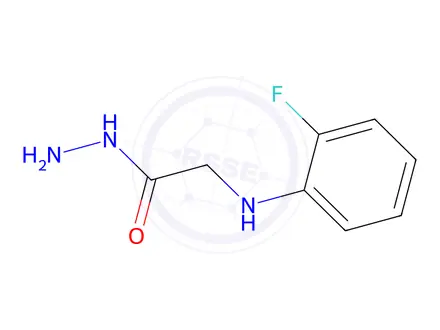 Chemical structure of (2-FLUORO-PHENYLAMINO)-ACETIC ACID HYDRAZIDE