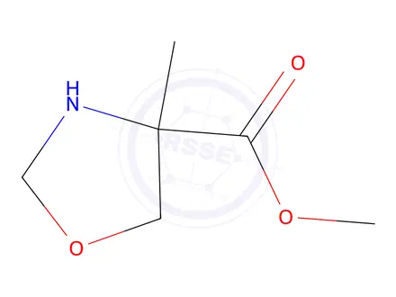 Chemical structure of Methyl 4-methyloxazolidine-4-carboxylate