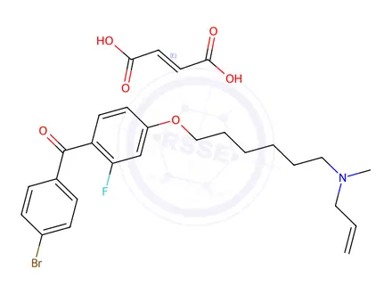 Chemical structure of RO-488071 Fumarate