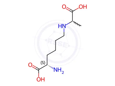 Chemical structure of Nε-(1-Carboxyethyl)-L-lysine(Mixture of Diastereomers)