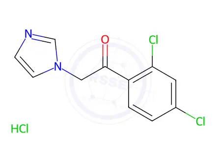 Chemical structure of Oxiconazole Impurity 3 (Oxiconazole USP Related Compound C)