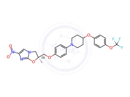 Chemical structure of Delamanid S-Isomer
