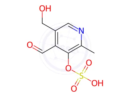 Chemical structure of pyridoxal 3-sulfate