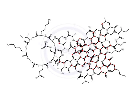 Chemical structure of Esculentin 1A