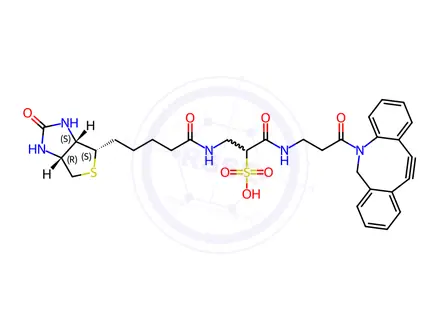Chemical structure of DBCO-Sulfo-Link-biotin