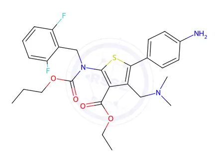 Chemical structure of Relugolix Impurity 47