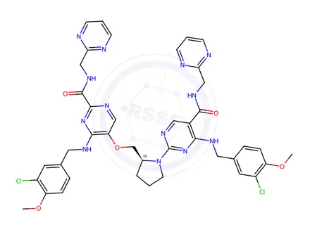 Chemical structure of Avanafil Impurity 132