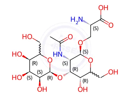 Chemical structure of T Epitope, Serinyl