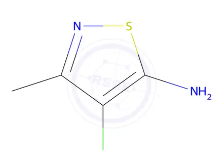 Chemical structure of 4-Chloro-3-methyl-isothiazol-5-ylamine