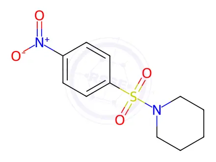 Chemical structure of 1-[(4-Nitrophenyl)sulfonyl]piperidine