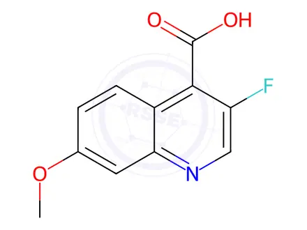 Chemical structure of 3-Fluoro-7-methoxyquinoline-4-carboxylic acid