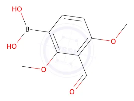 Chemical structure of (3-Formyl-2,4-dimethoxyphenyl)boronic acid