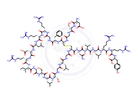 Chemical structure of BNP-26 (PORCINE)