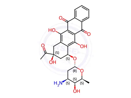 Chemical structure of Idarubicin