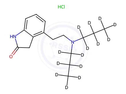 Chemical structure of Ropinirole Hydrochloride-d14
