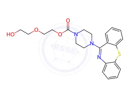 Chemical structure of Quetiapine Carboxylate Impurity