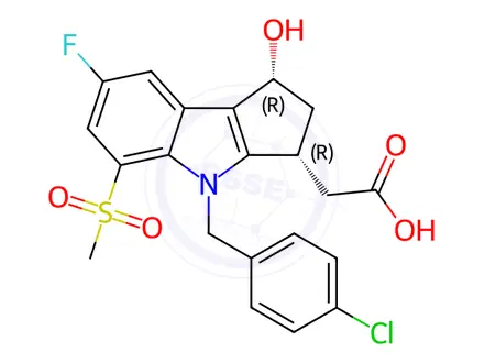 Chemical structure of Laropiprant Impurity 21