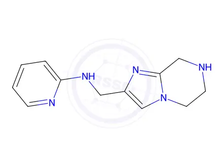 Chemical structure of N-((5,6,7,8-Tetrahydroimidazo[1,2-A]Pyrazin-2-Yl)Methyl)Pyridin-2-Amine