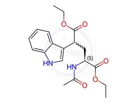 Chemical structure of N-Acetyl-γ-carbethoxy Homotryptophan Ethyl Ester