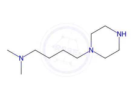 Chemical structure of n,n-Dimethyl-4-(piperazin-1-yl)butan-1-amine