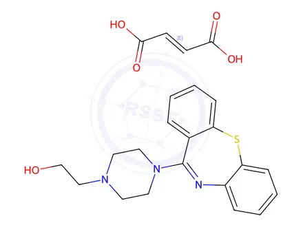 Chemical structure of Quetiapine Fumarate-Impurity I (Fumarate Salt)