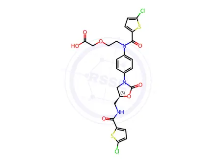 Chemical structure of Rivaroxaban Impurity 10