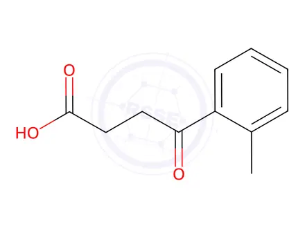 Chemical structure of 4-(2-Methylphenyl)-4-oxobutyric Acid