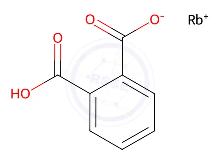 Chemical structure of Phthalic acid 1-rubidium salt