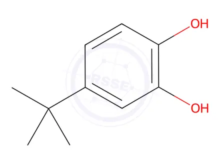 Chemical structure of 4-Tert-Butylcatechol