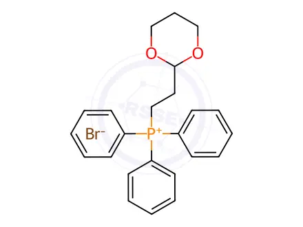 Chemical structure of [2-(1,3-Dioxan-2-yl)ethyl]triphenylphosphonium Bromide