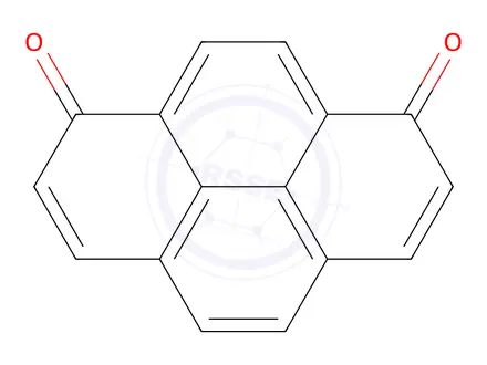 Chemical structure of pyrene-1,8-dione