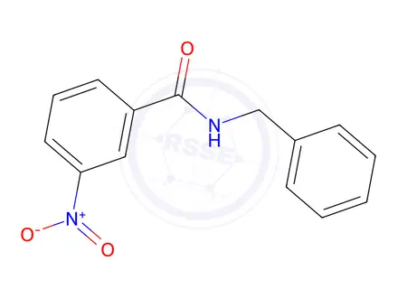 Chemical structure of N-Benzyl-3-nitrobenzamide