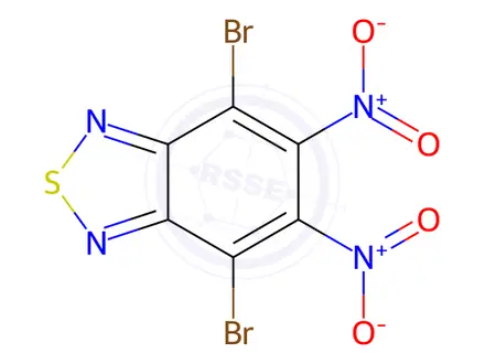 Chemical structure of 4,7-dibromo-5,6-dinitrobenzo[c][1,2,5]thiadiazole
