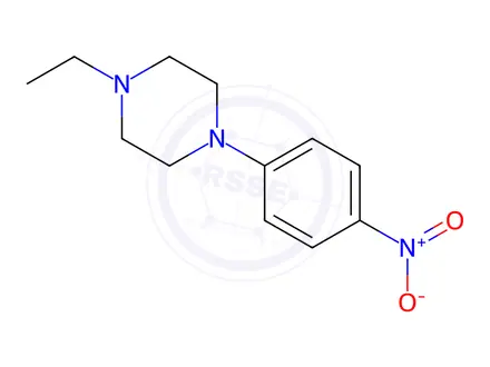 Chemical structure of 1-Ethyl-4-(4-nitrophenyl)piperazine