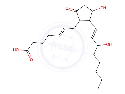Chemical structure of dinoprostone