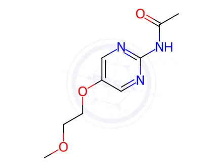 Chemical structure of N-(5-(2-Methoxyethoxy)pyrimidin-2-yl)acetamide