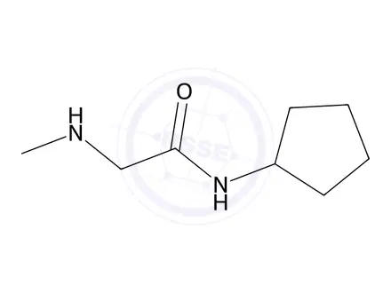 Chemical structure of N-Cyclopentyl-2-(methylamino)acetamide