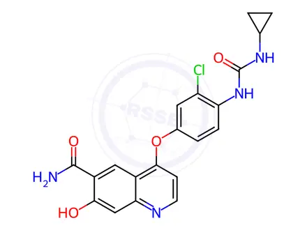 Chemical structure of O-Desmethyl Lenvatinib