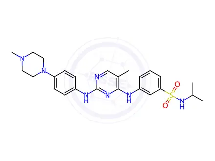 Chemical structure of TG 101209 Impurity 7