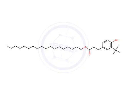 Chemical structure of Octadecyl 3-(3-tert-butyl-4-hydroxyphenyl)propanoate