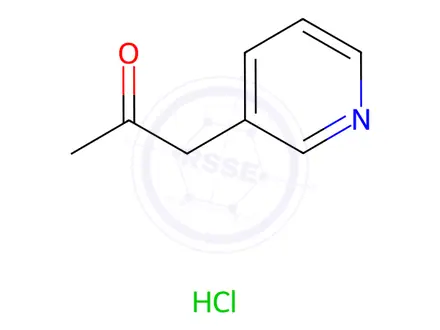 Chemical structure of 1-Pyridin-3-yl-propan-2-one hydrochloride