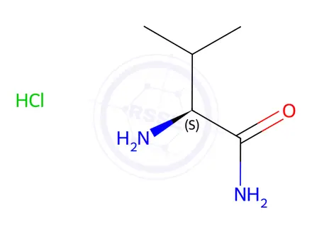 Chemical structure of L-Valine Amide