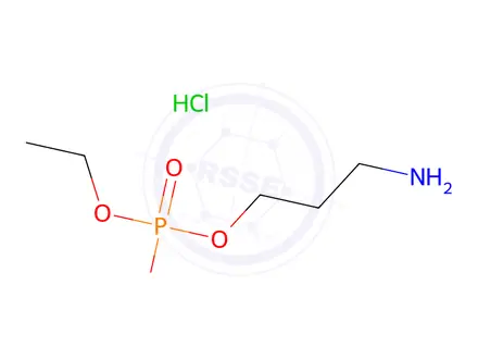 Chemical structure of 3-aminopropyl ethyl hydrogen phosphate Hydrochloride