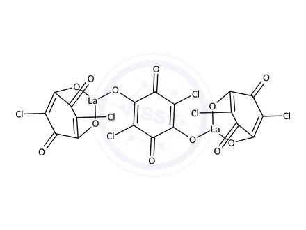 Chemical structure of CHLORANILIC ACID LANTHANUM SALT