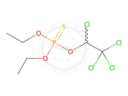Chemical structure of Chlorpyrifos Impurity 20(Chlorethoxyfos)