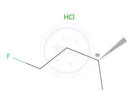 Chemical structure of (S)-4-fluorobutan-2-amine hydrochloride