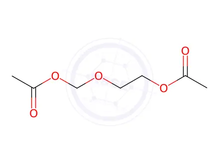 Chemical structure of 2-[(Acetyloxy)methoxy]ethyl acetate