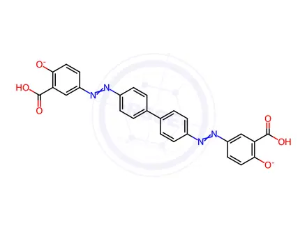 Chemical structure of Chrysamine G Disodium Salt