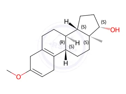 Chemical structure of (13S,17S)-3-Methoxy-13-methyl-4,6,7,8,9,11,12,13,14,15,16,17-dodecahydro-1H-cyclopenta[a]phenanthren-17-ol